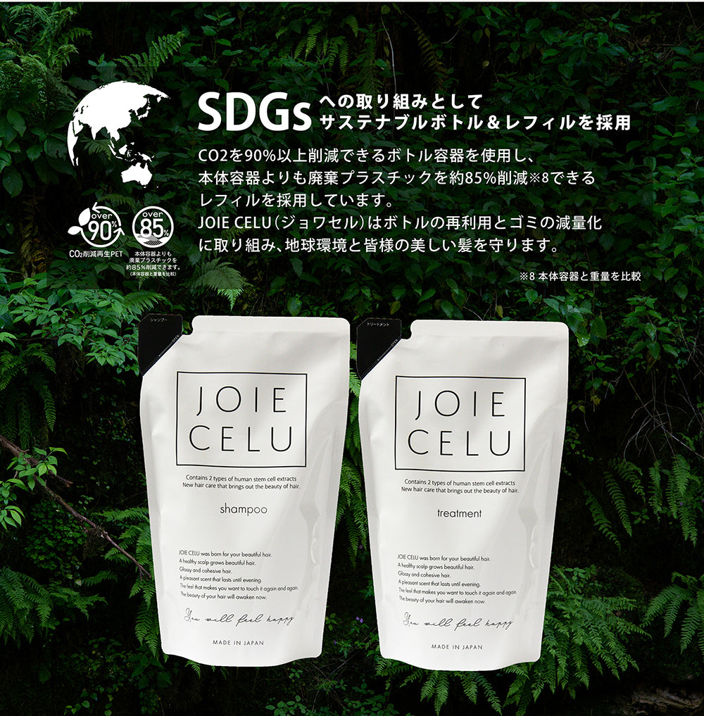 SDGsへの取り組みとしてサスティナブルボトル＆レフィルを採用