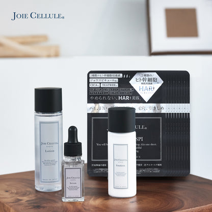 LDK A評価 JOIE CELLULE （ジョワセリュール）【選べるマスク4点セット】 ローション ・セラム・エマルジョン ・SPIフェイスマスク 10枚入